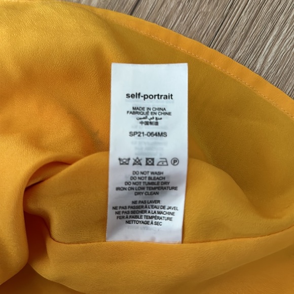 Taylor Swift Self-Portrait Yellow Floral Print Mini Dress - Picture 13 of 14